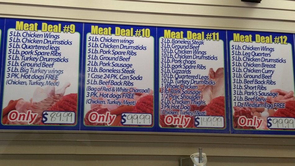 Discounted Meat Specials