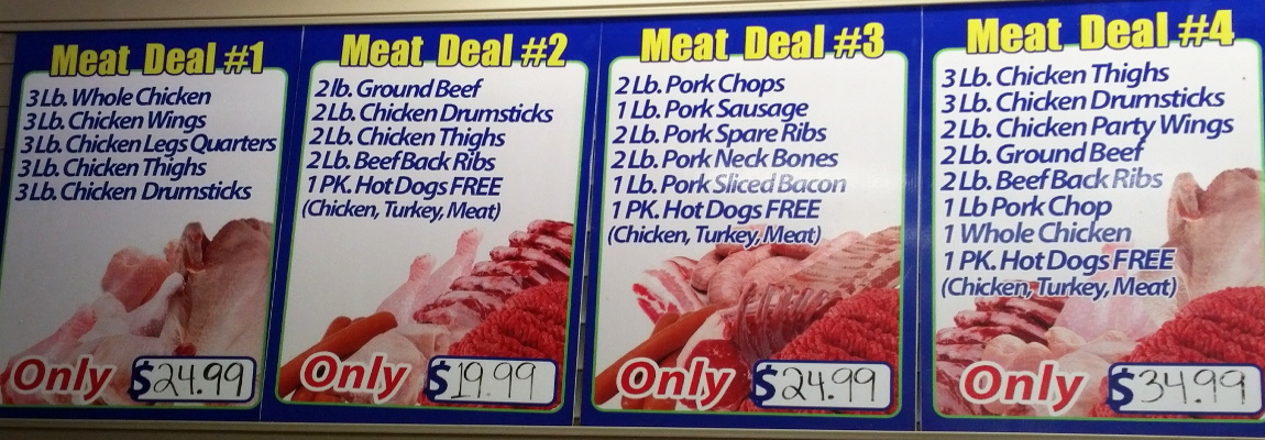 16 different Meat Deals